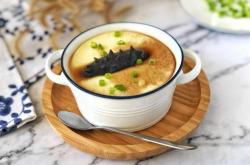 Preparation of Sea Cucumber Steamed Egg Soup