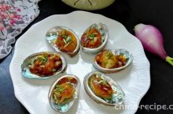 Garlic flavored Oyster Juice and Abalone Recipe