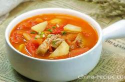 Recipe for Tomato and Winter Melon Appetizer Soup