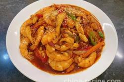 Method of Sauteed Shrimps squid