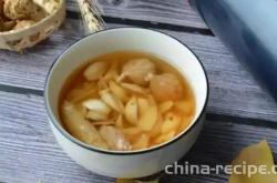 The recipe for chrysanthemum and ginseng soup