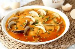 The recipe for Hua Jia Egg Soup