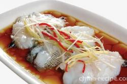 The recipe for steamed cod