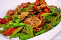 Recipe for Green Pepper Meat Segments