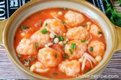 Recipe for Shrimp Slippery Soup