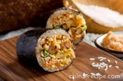 How to make Rice and vegetable roll