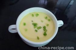 The method of making egg custard as a complementary food