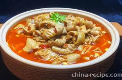 Recipe for Fat Intestine Pork Rib Hot Pot