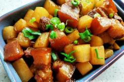 Practice of Braised pork belly with Radish