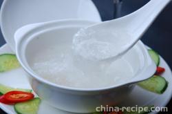 The method of making rock sugar bird's nest