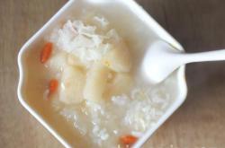 Snow pear medlar Congee