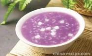 How to make purple potato and yam Congee