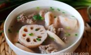 Method of making lotus root pork bone stew