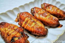 The recipe for grilling chicken wings with black pepper