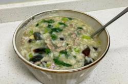 The practice of Century egg lean meat Congee