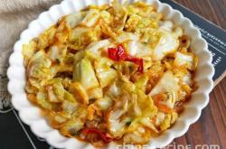 The method of making spicy stir fried cabbage