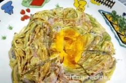 Recipe for Bird's Nest Egg Noodles