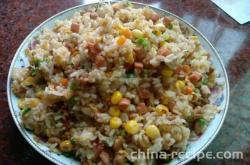 Practice of Five color Fried Rice