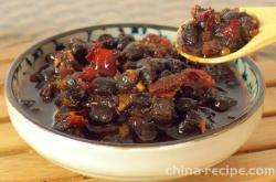 The recipe for soy sauce and beef sauce