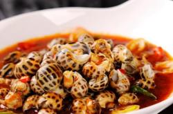 The recipe for spicy wine snails