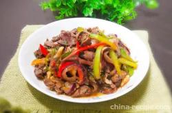 The method of stir frying pigeon liver