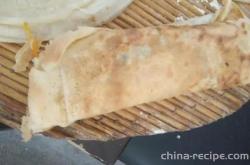 The recipe for Tengzhou vegetable pancake