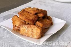 The recipe for braised tofu