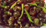 The recipe for spicy snails