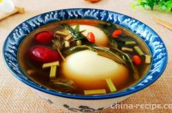 Preparation of Motherwort Jujube Egg Soup