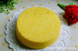 The recipe for making earth egg Qi Feng cake