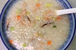 The practice of mushroom chicken Congee