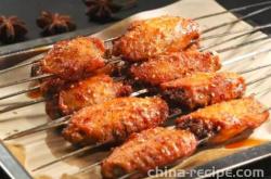 The recipe for grilled chicken wings