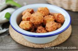 The recipe for carrot tofu balls