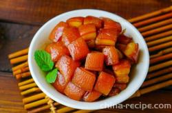 Braised pork belly with Bamboo Shoots