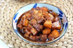 Practice of Braised pork belly with Osmanthus