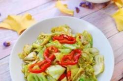 The recipe for oyster sauce cabbage