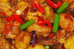 How to make spicy potato chicken chunks