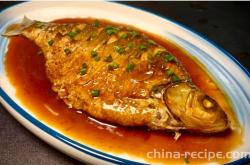 The recipe for braised tongue sole fish