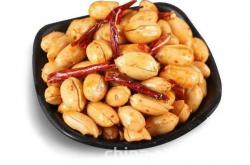 The recipe for spicy peanuts