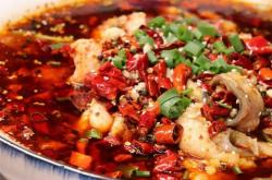 The recipe for Sichuan style boiled fish