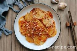 The recipe for cold and spicy potato slices