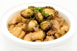 Method of Braised Chicken with Abalone