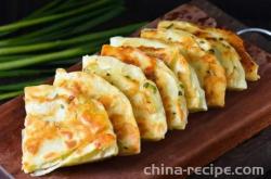 The recipe for scallion pancakes