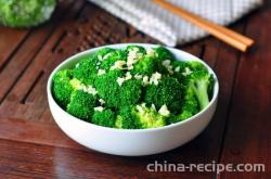 The recipe for oyster sauce broccoli