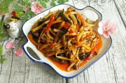 Preparation of Apricot Abalone Fragrant Shredded Pork