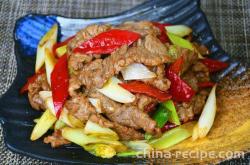 The authentic Korean style stir fried beef recipe