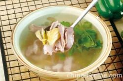 Preparation of Chaoshan Salted Vegetable and Pork Tripe Soup