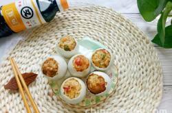 The recipe for salted eggs and glutinous rice