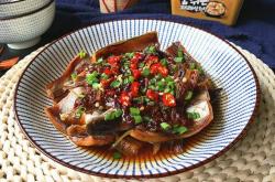 The recipe for braised dried eel