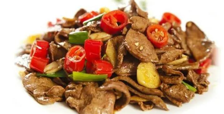 The recipe for Xiangxi pig liver